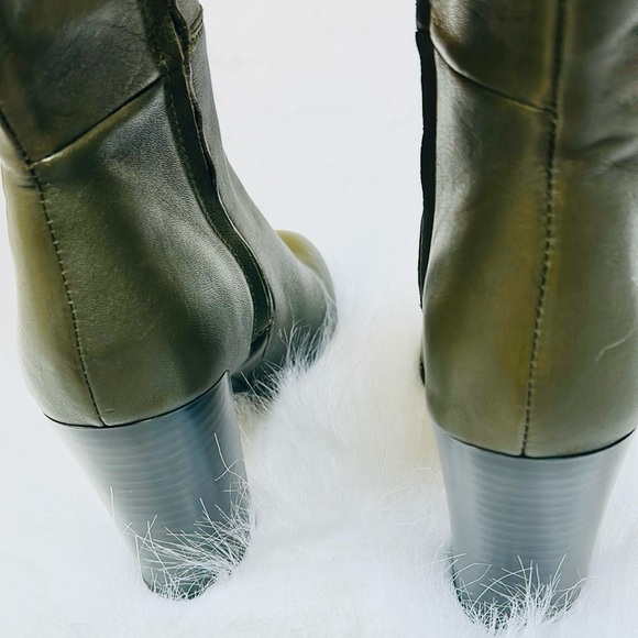 Kenneth Cole Green Tall Leather Boot - Picture 6 of 7